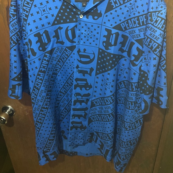 Purple brand button up - Picture 1 of 2